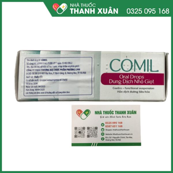 Thuốc Comil 20ml - ổn định hệ vi sinh vật tại đường ruột cho trẻ